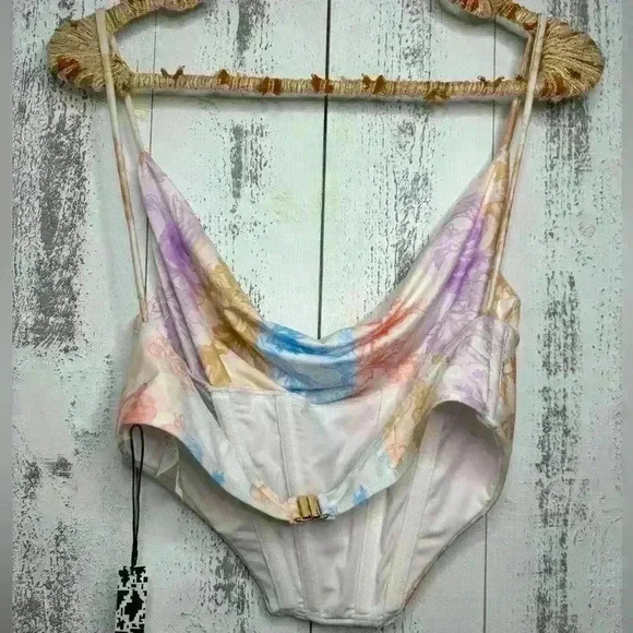 ASOS Luxe Pastel Bikini Top - Picture 6 of 10